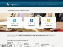 Sites similar to e-registrocivil.es
