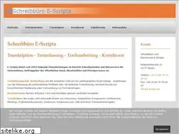 Sites similar to e-scripta.de