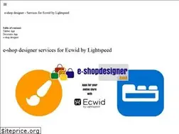 Sites similar to e-shopdesigner.com