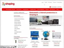 Sites similar to e-shoping.rs