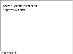 Sites similar to e-szamla.kryonet.hu