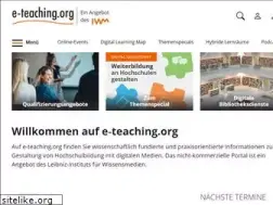 Sites similar to e-teaching.org