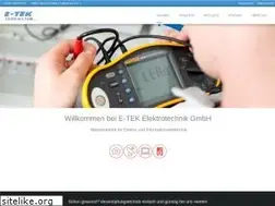 Sites similar to e-tek.de