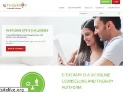 Sites similar to e-therapy.uk