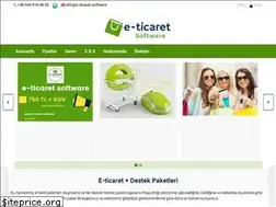 Sites similar to e-ticaret.software