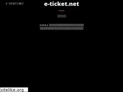 Sites similar to e-ticket.net