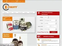 Sites similar to e-tikett.de