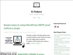 Sites similar to e-tinkers.com