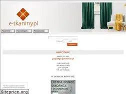 Sites similar to e-tkaniny.pl