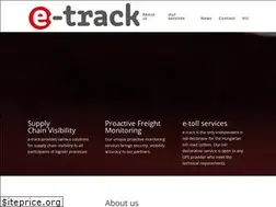 Sites similar to e-track.eu