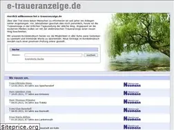 Sites similar to e-traueranzeige.de