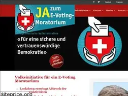 Sites similar to e-voting-moratorium.ch