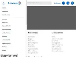 Sites similar to e.leclerc