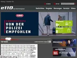 Sites similar to e110.de