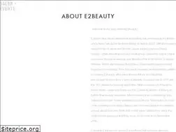 Sites similar to e2beauty.com