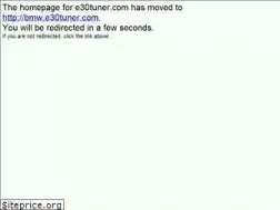 Sites similar to e30tuner.com