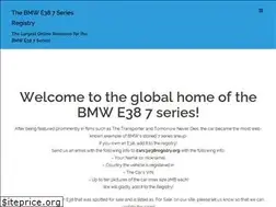 Sites similar to e38registry.org