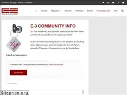 Sites similar to e3community.info