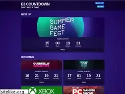 Sites similar to e3countdown.com