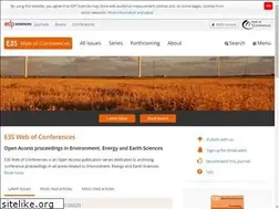 Sites similar to e3s-conferences.org