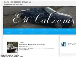 Sites similar to e46cab.com