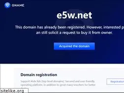 Sites similar to e5w.net