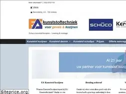 Sites similar to ea-kunststofkozijnen.nl