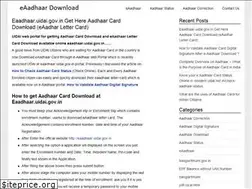 Sites similar to eaadhaardownload.in