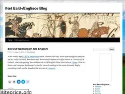 Sites similar to ealdaenglisc.wordpress.com