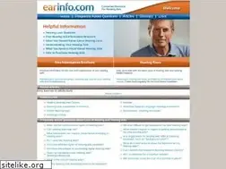 Sites similar to earinfo.com