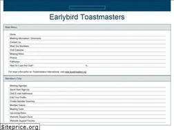 Sites similar to earlybirdtoastmasterskc.org