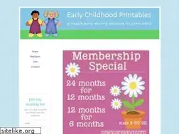 Sites similar to earlychildhoodprintables.com