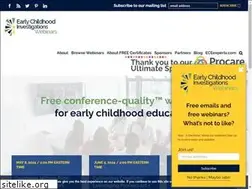 Sites similar to earlychildhoodwebinars.org