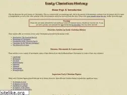Sites similar to earlychristianhistory.info