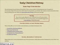 Sites similar to earlychristianhistory.net
