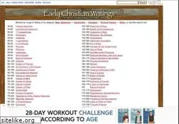 Sites similar to earlychristianwritings.com