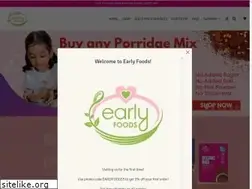 Sites similar to earlyfoods.com