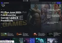 Sites similar to earlygame.com