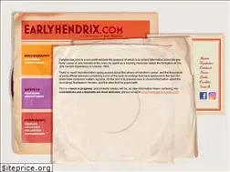 Sites similar to earlyhendrix.com