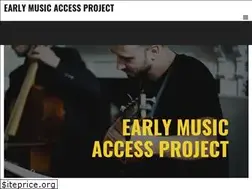Sites similar to earlymusiccville.org