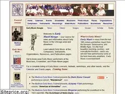 Sites similar to earlymusichicago.org