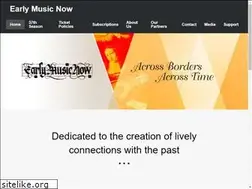 Sites similar to earlymusicnow.org