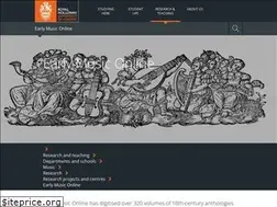 Sites similar to earlymusiconline.org