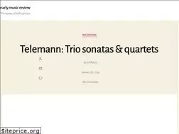 Sites similar to earlymusicreview.com