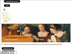 Sites similar to earlymusicseattle.org