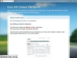 Sites similar to earn400dollarspermonth.blogspot.com