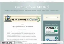 Sites similar to earningfrommybed.wordpress.com