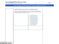 Sites similar to earningspreviews.com
