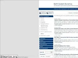 Sites similar to earth-syst-dynam-discuss.net