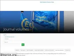 Sites similar to earth-syst-sci-data.net